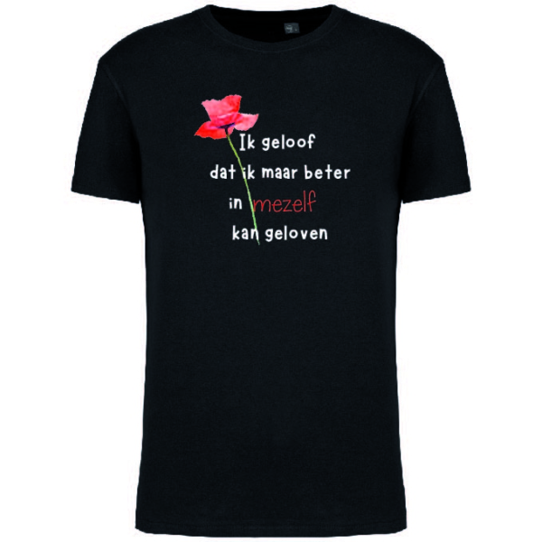 Motivatie t-shirt kant en klaar. Ik geloof dat ik maar beter...